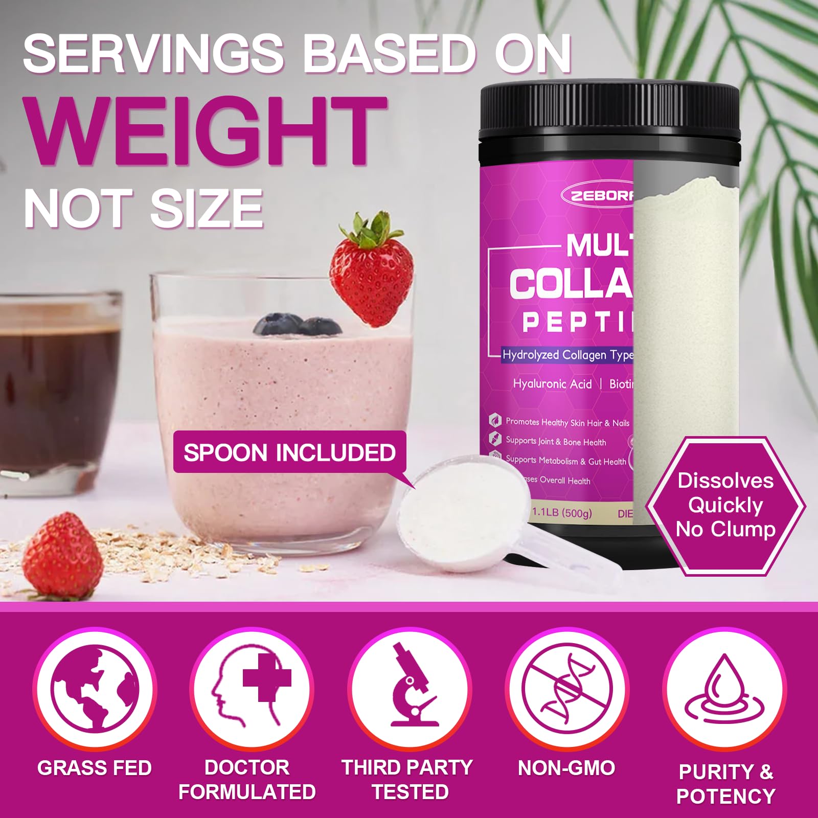 Non-GMO keto-friendly label on packaging