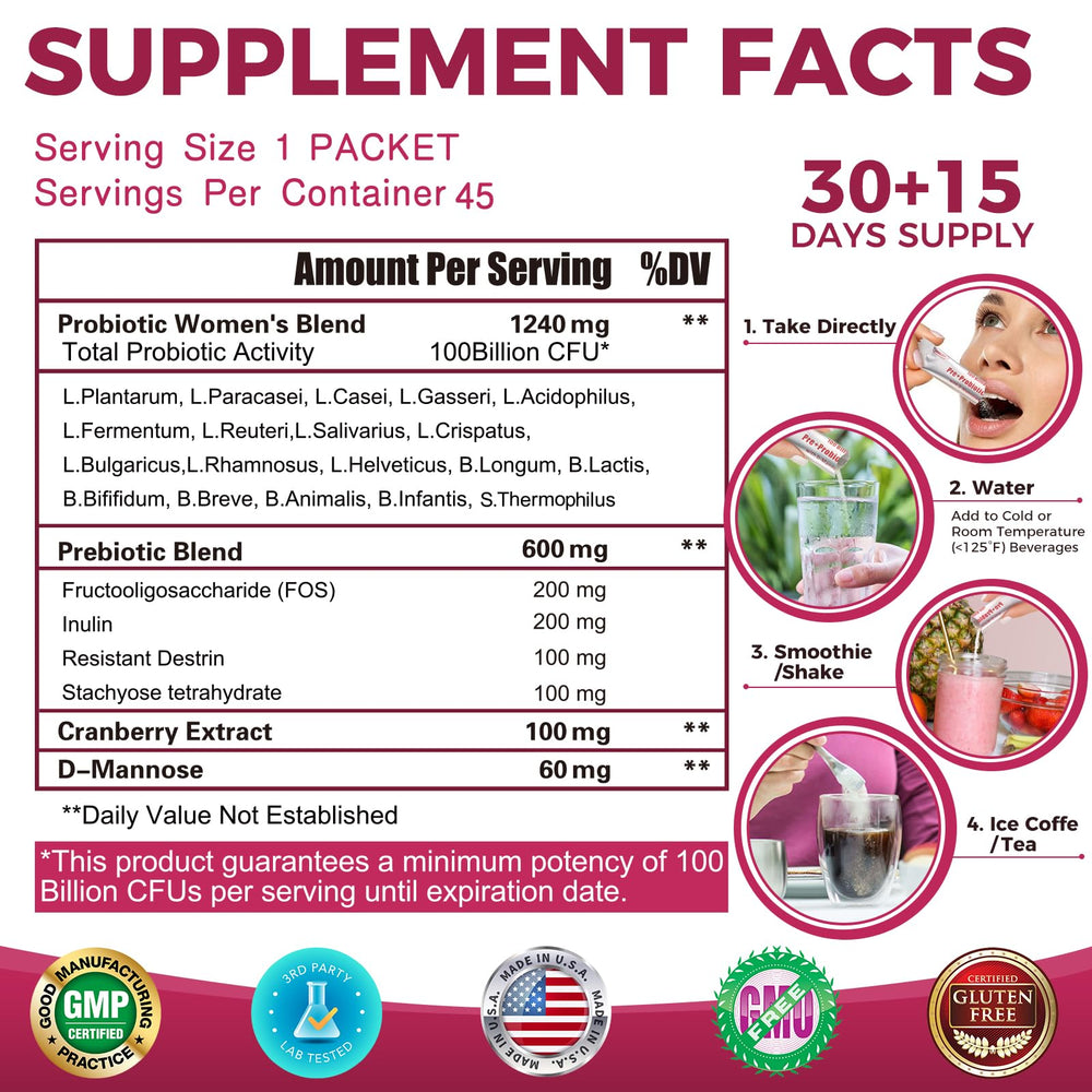 Made in USA in FDA inspected and GMP-certified facility