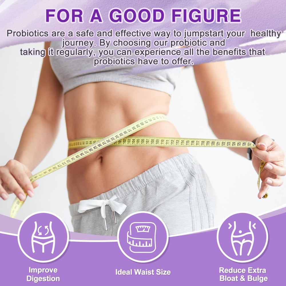 Concept image showing gut health, figure support, and immune function