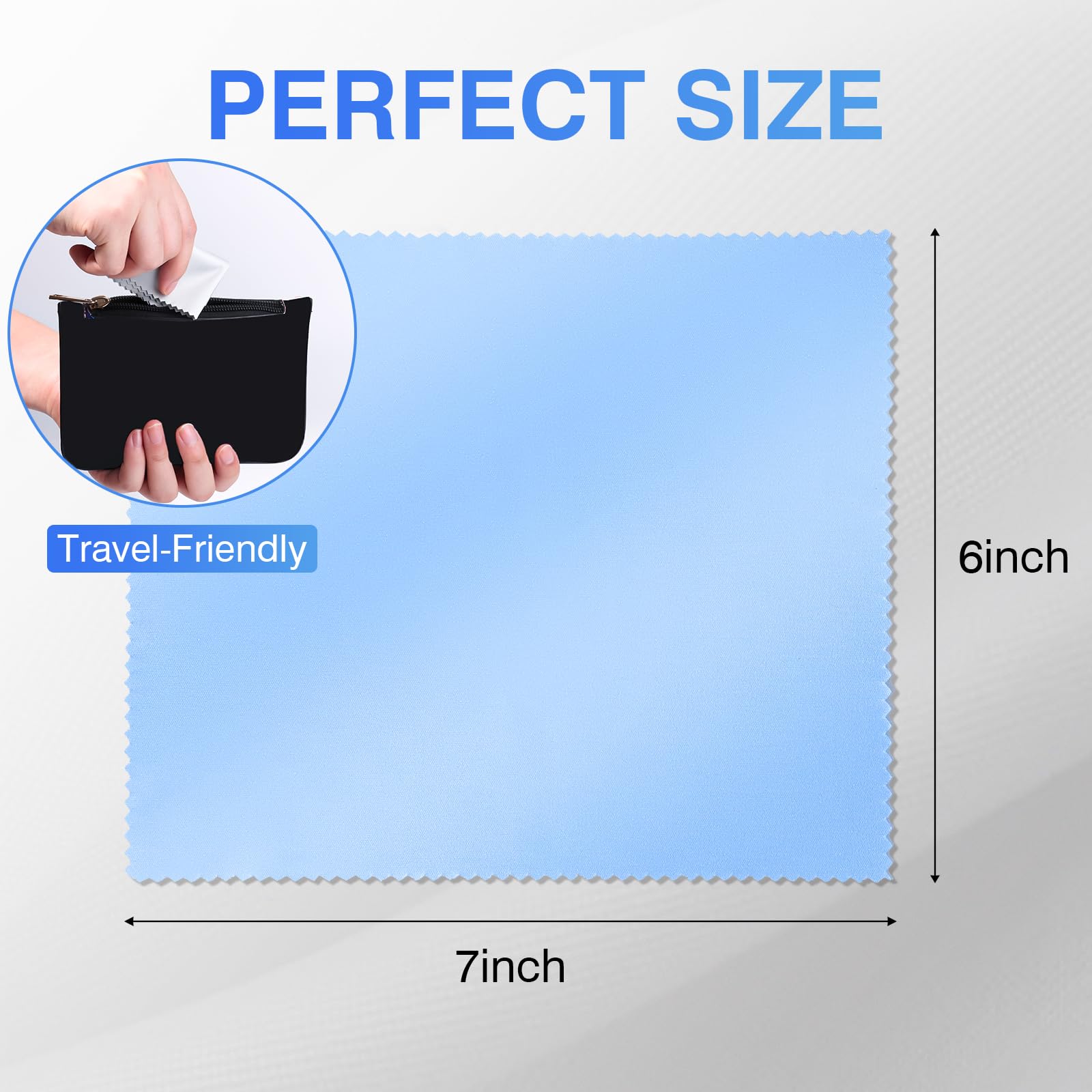 Cloths designed for camera lenses and LCD screen cleaning