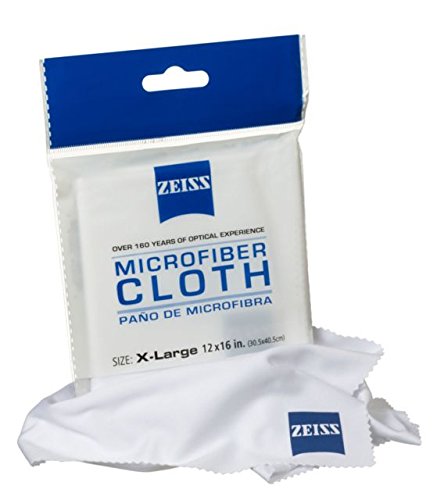 ZEISS Jumbo Microfiber Cloth 12 x 16 inches for cameras, binoculars, telescopes, rifle scopes, monitors and laptops
