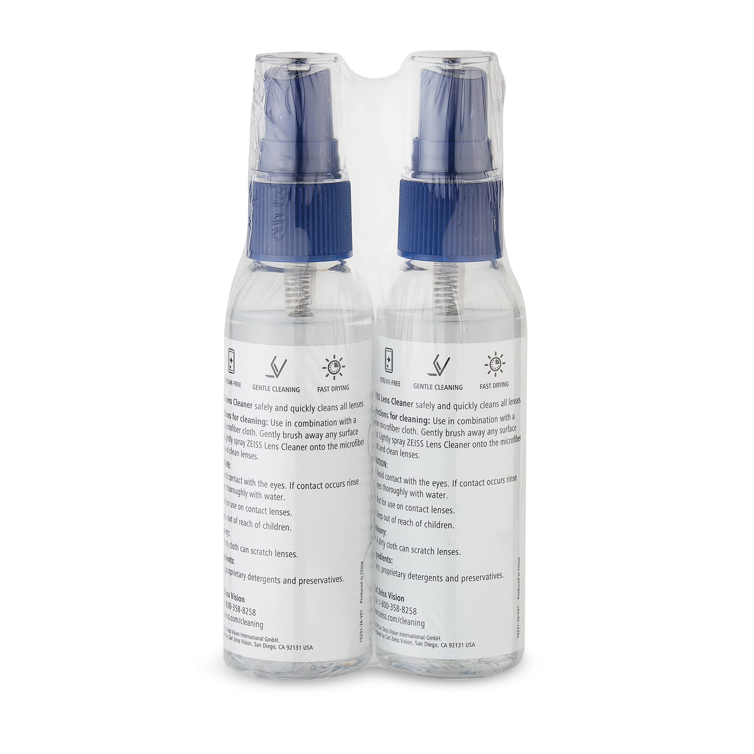 Box packaging of ZEISS Lens Cleaning Spray 2oz