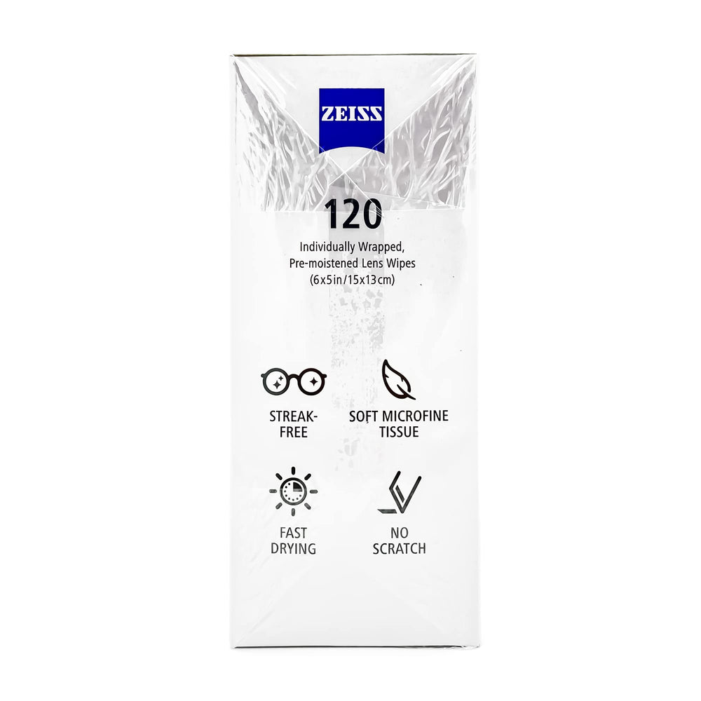 Using ZEISS wipes on coated binocular lenses