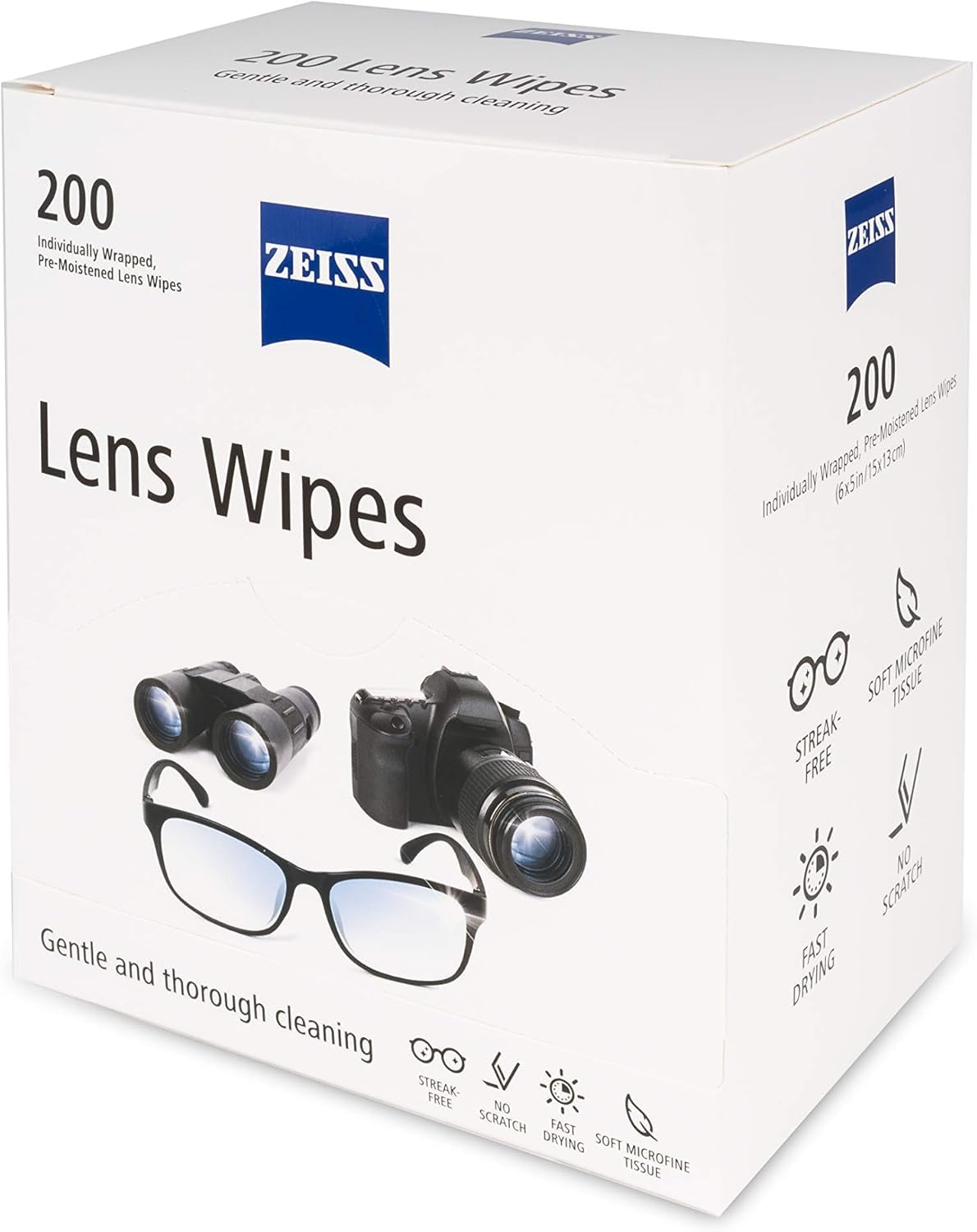 Close-up of wipe cleaning eyeglasses