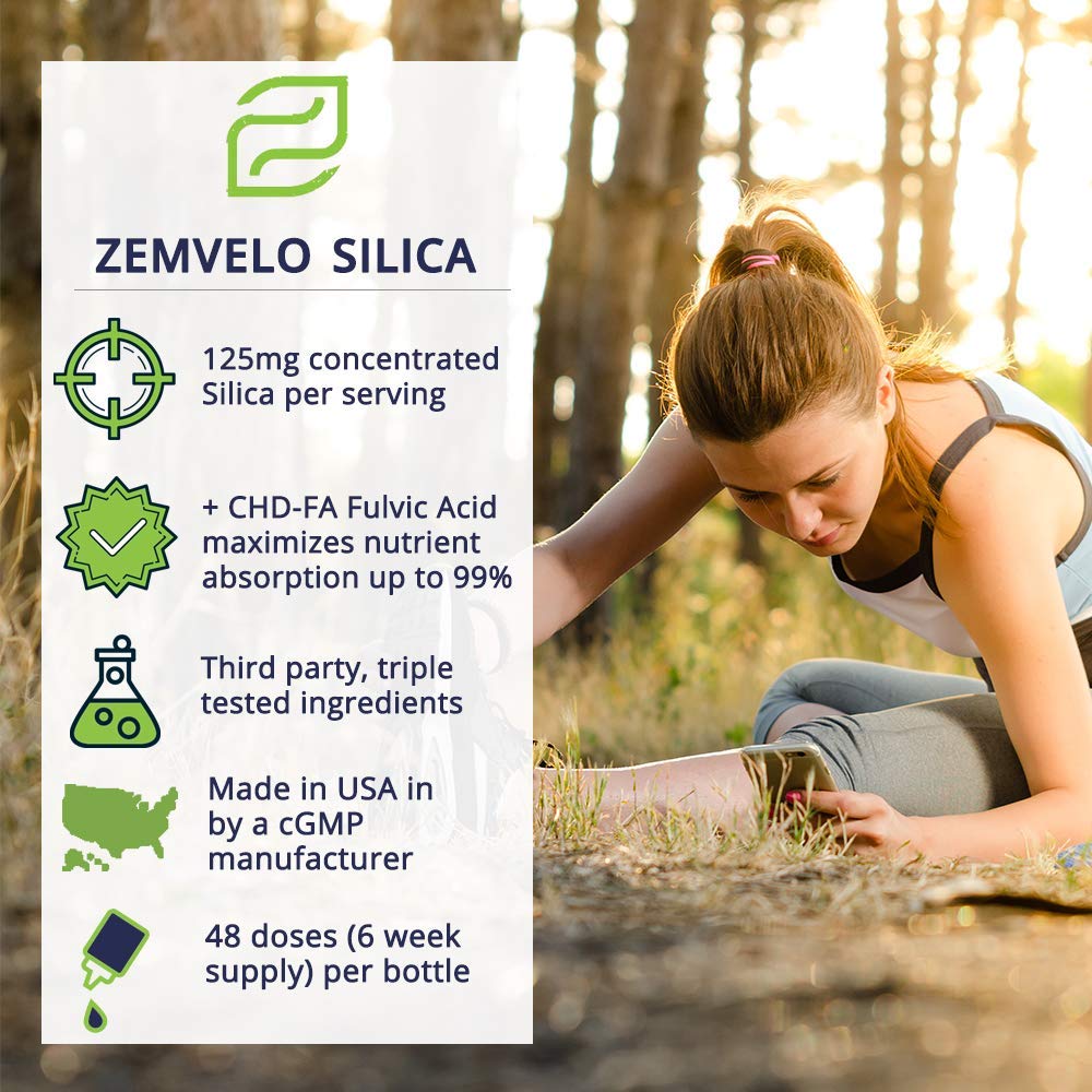 8 oz Zemvelo bottle label indicating 48 day supply