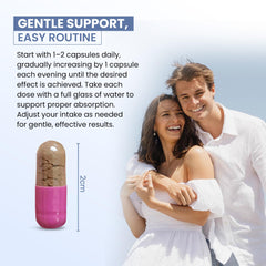 Herbal ingredients like rhubarb root and ginseng on packaging