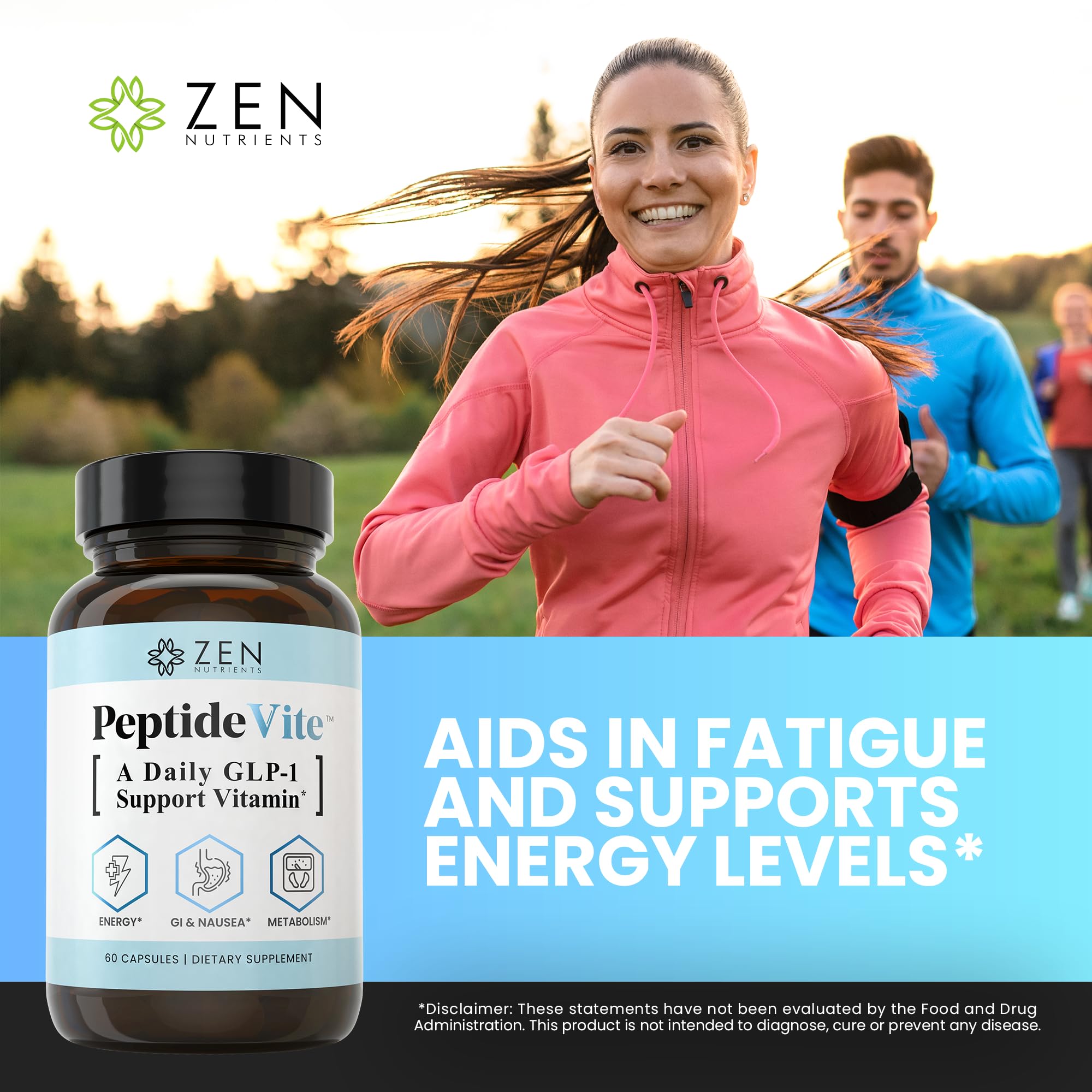 Capsules of PeptideVite containing probiotics for gut health
