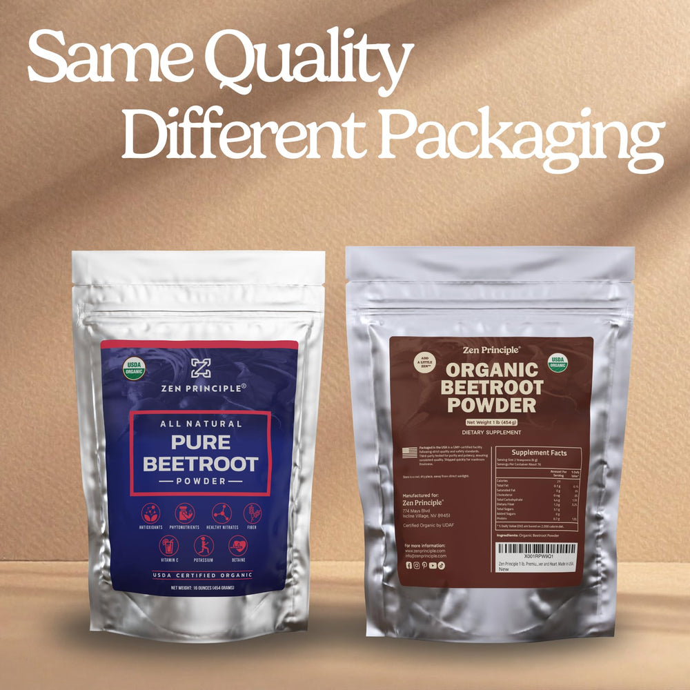Zen Principle Beetroot Powder packaging