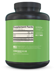 Close-up of the collagen label on the container