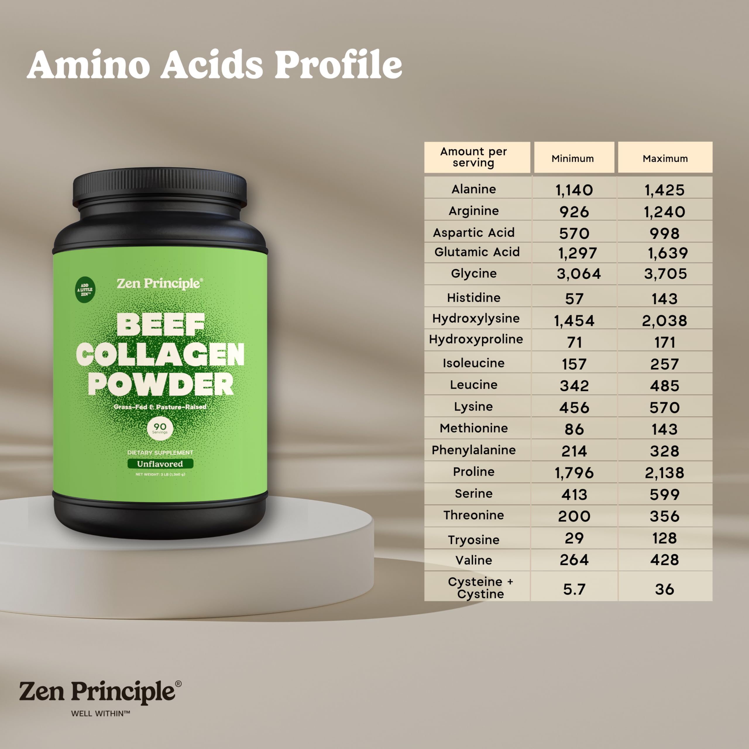 Powder dissolves easily in cold or warm liquids