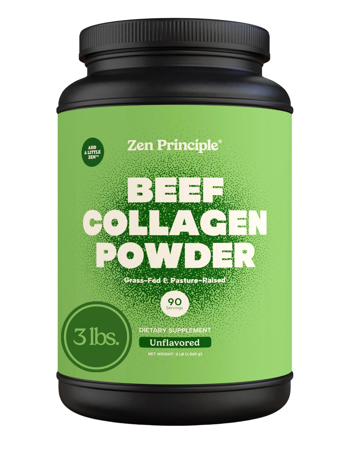 Product hero image: Zen Principle Grass-Fed Collagen Peptides 3 lb