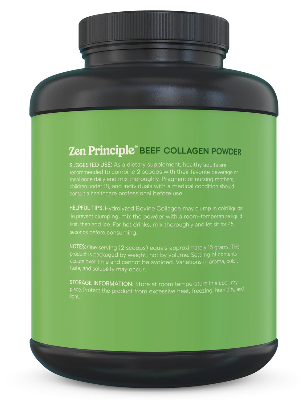 Dissolution of agglomerated collagen in cold liquid