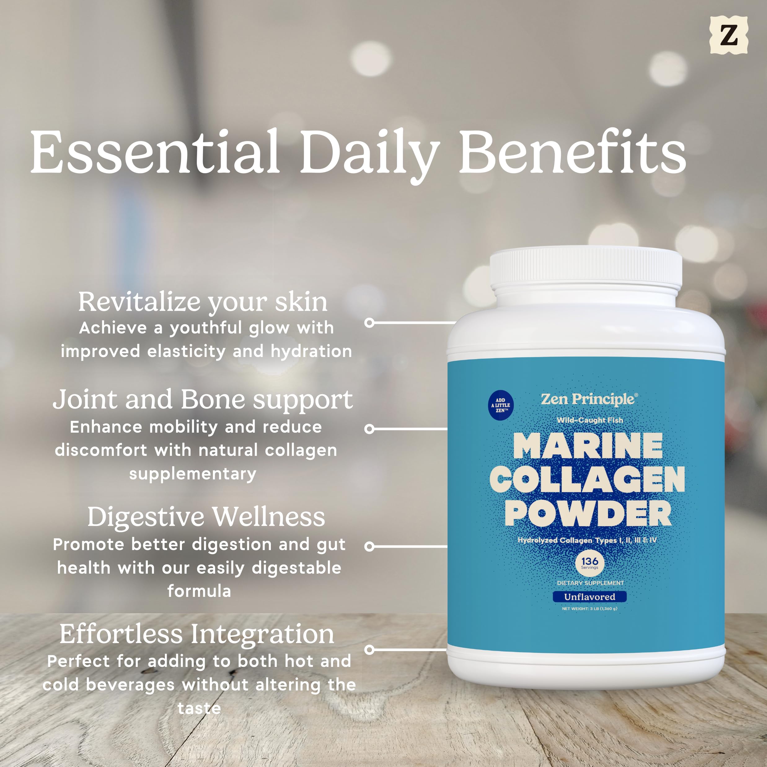 Sourcing: wild-caught fish used for Zen Principle Marine Collagen