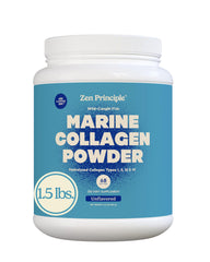 Zen Principle Marine Collagen Peptides Powder 1.5 lb front view