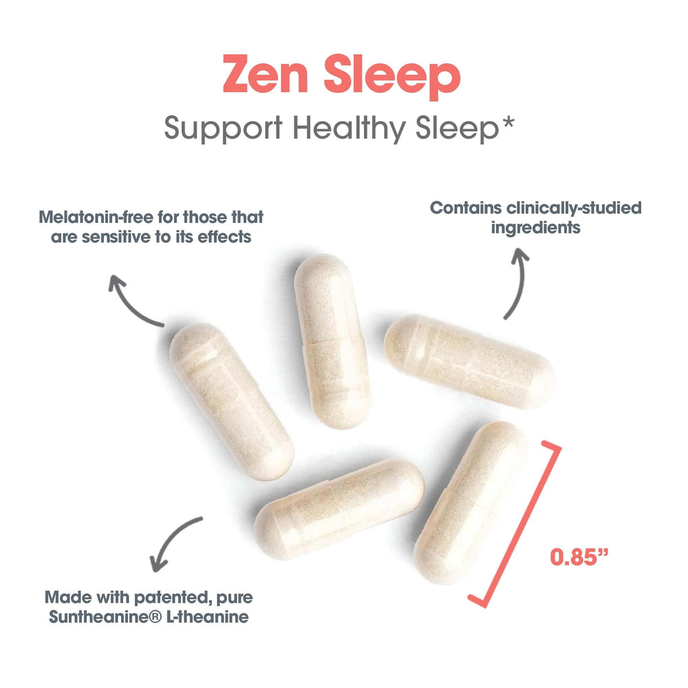 Zen Sleep bottle against a white background