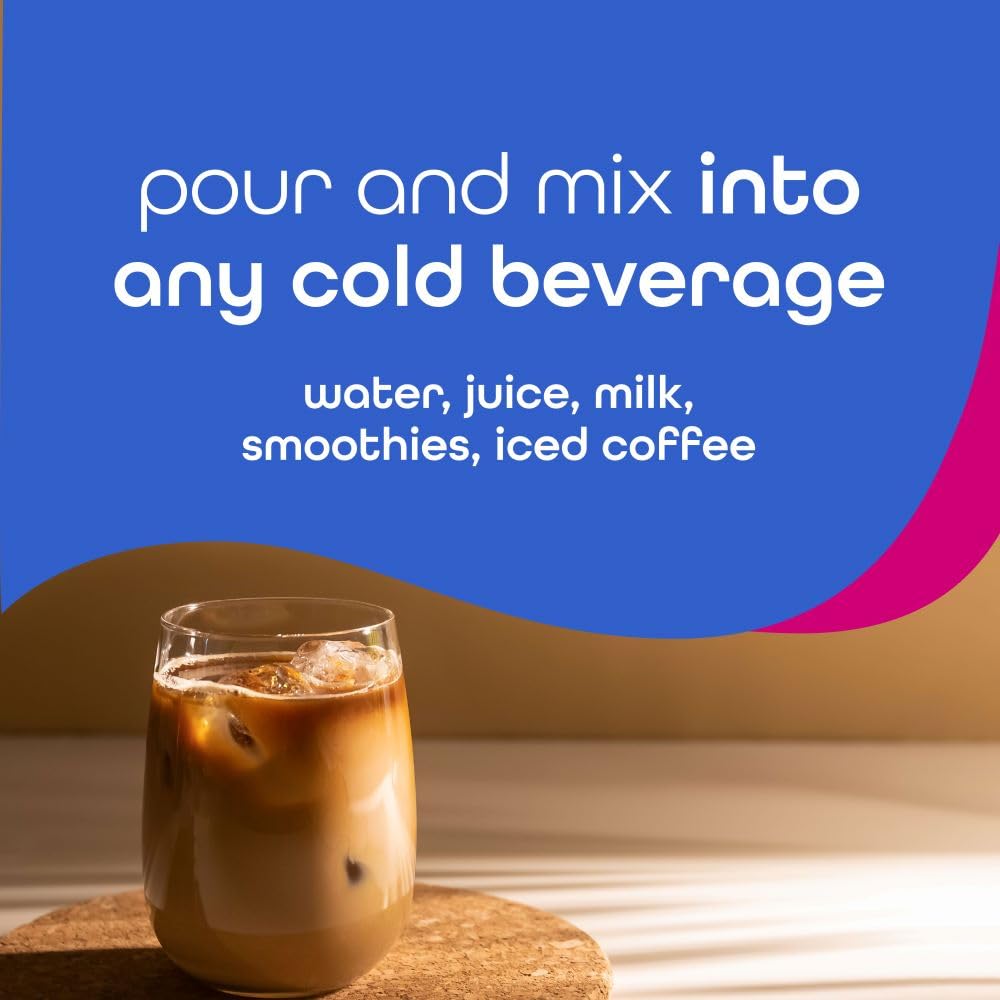 Nutrition label detailing non-GMO, gluten-free, and sugar-free attributes