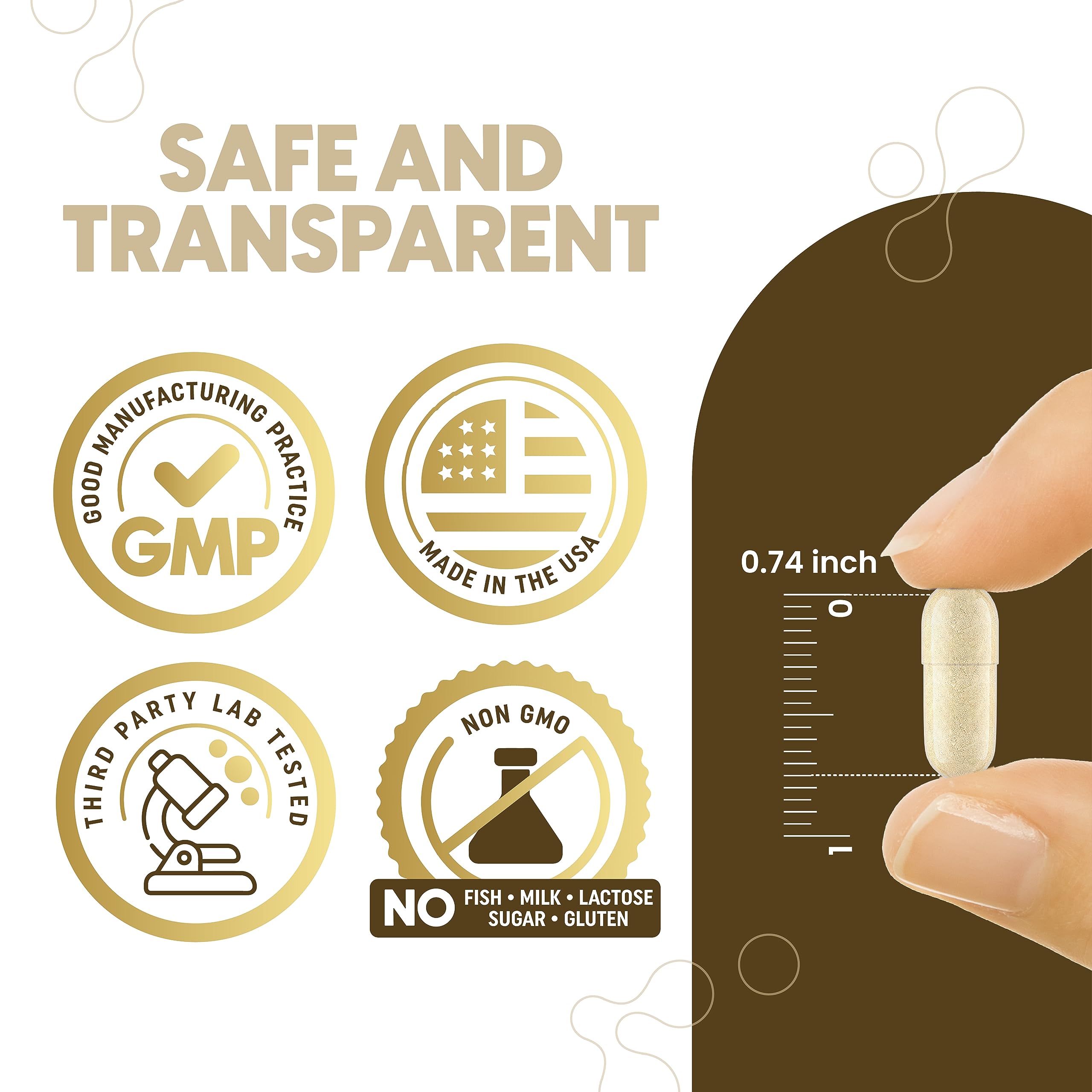 Infographic illustrating Nattokinase ingredients and benefits