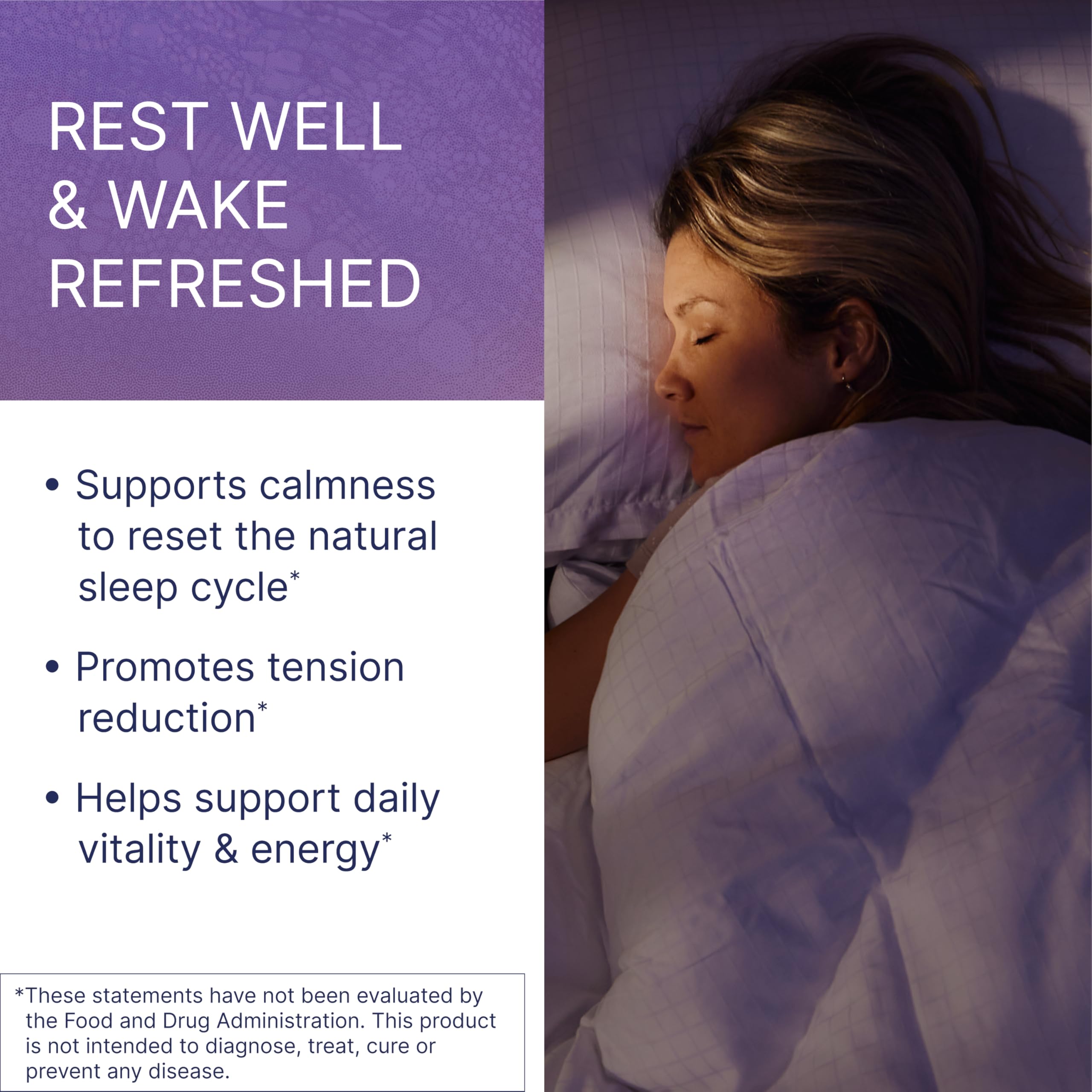 Close-up of Zenbiome Sleep label text