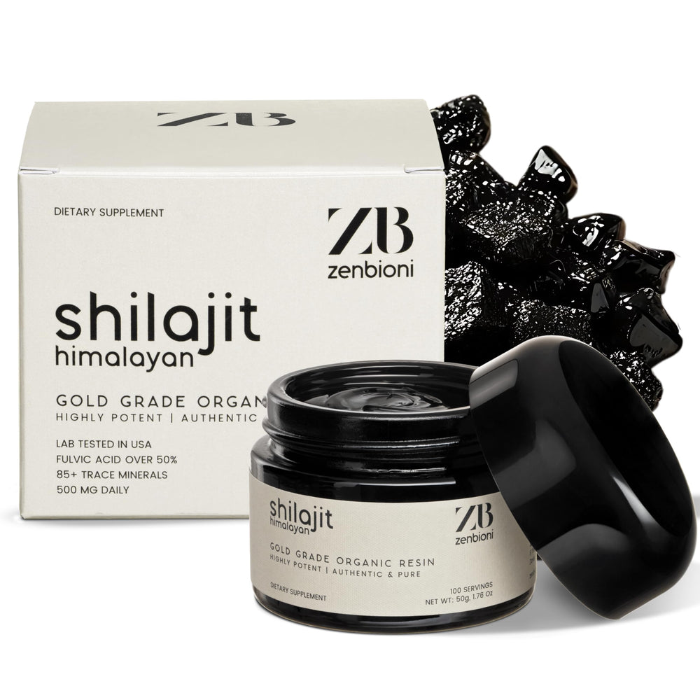 Zenbioni Himalayan Shilajit Resin 50g jar