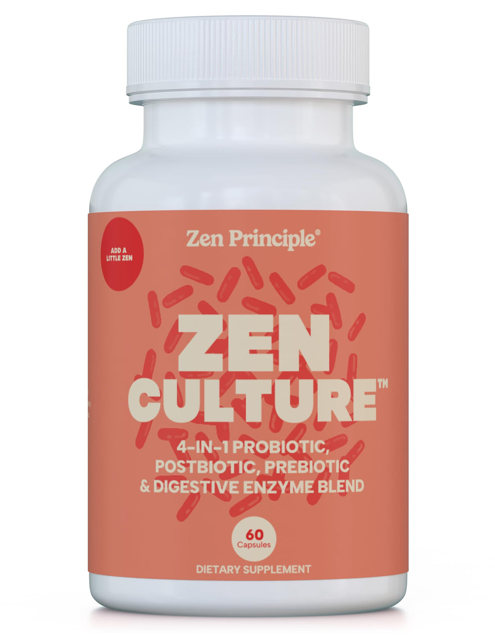 Zen Principle Zenculture 4-in-1 Synbiotic bottle front view