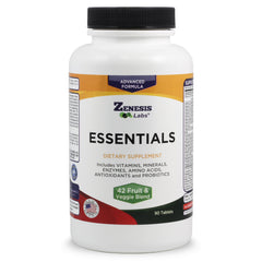 Zenesis Labs Essentials bottle and label