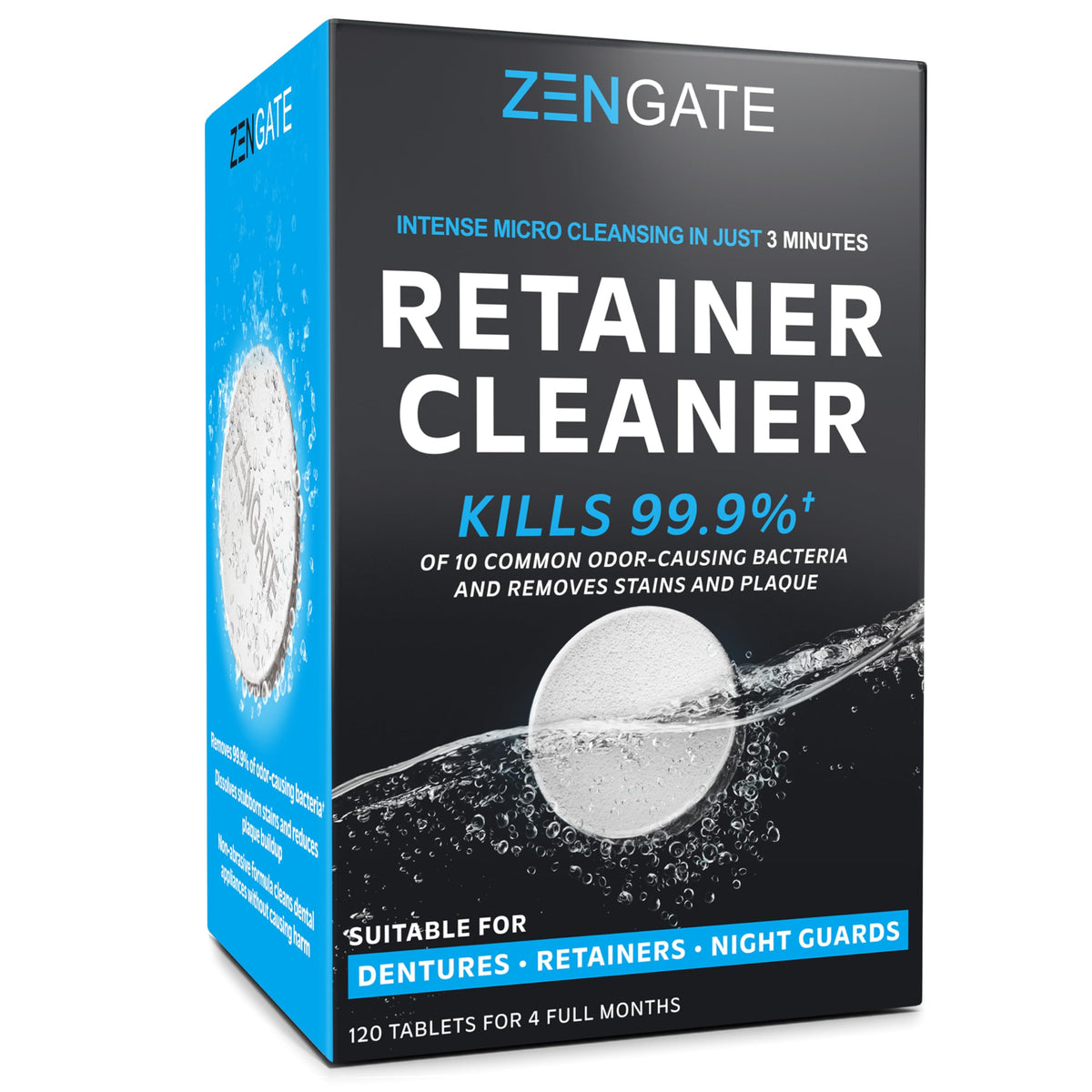 ZENGATE Retainer Cleaner box with tablets