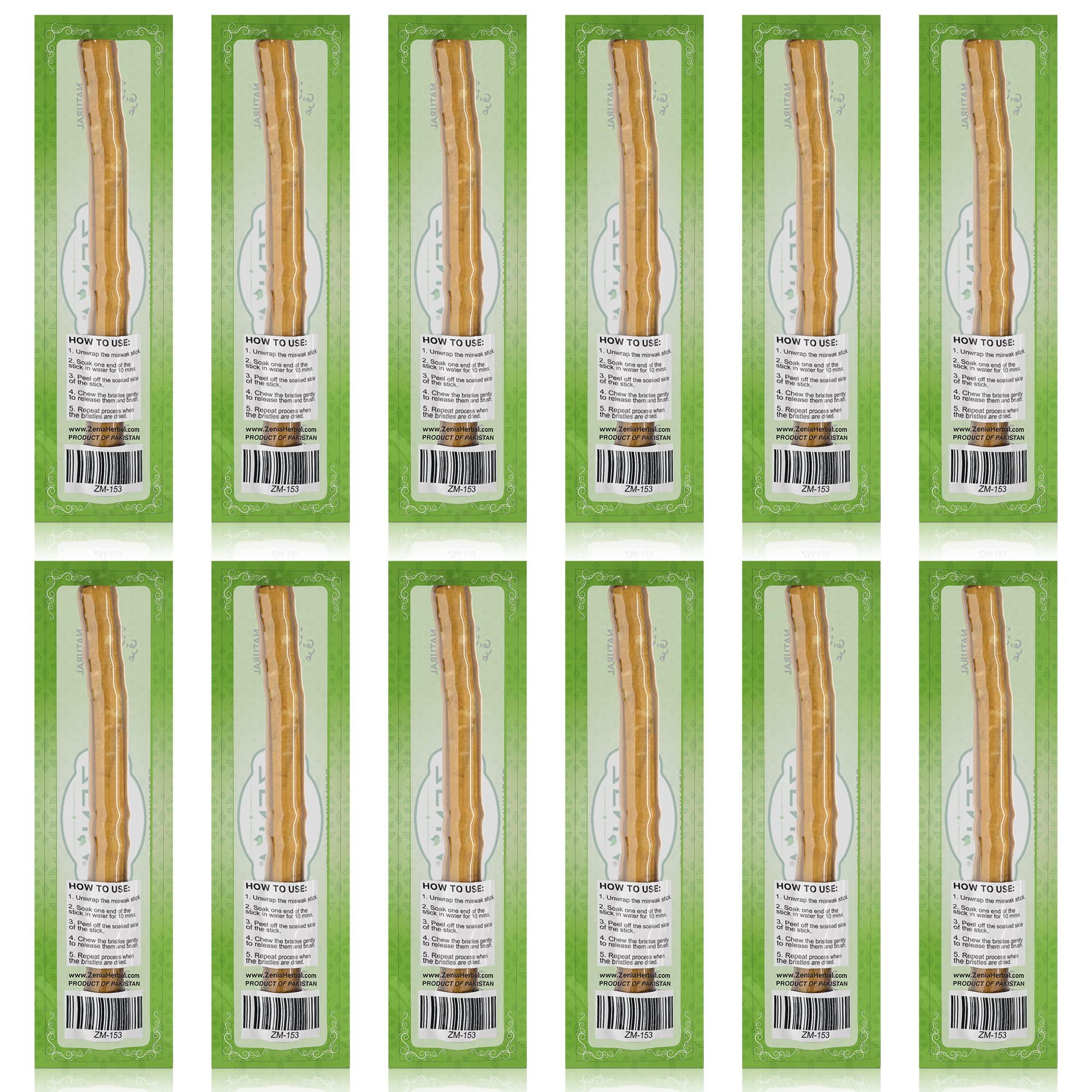 Close-up of Miswak twig bristles from Salvadora Persica