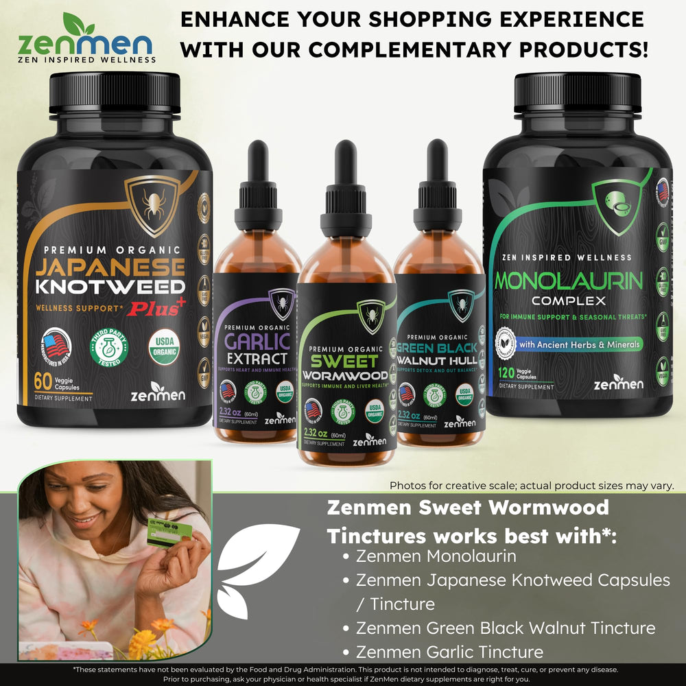 90-day return policy sign for Zenmen tincture