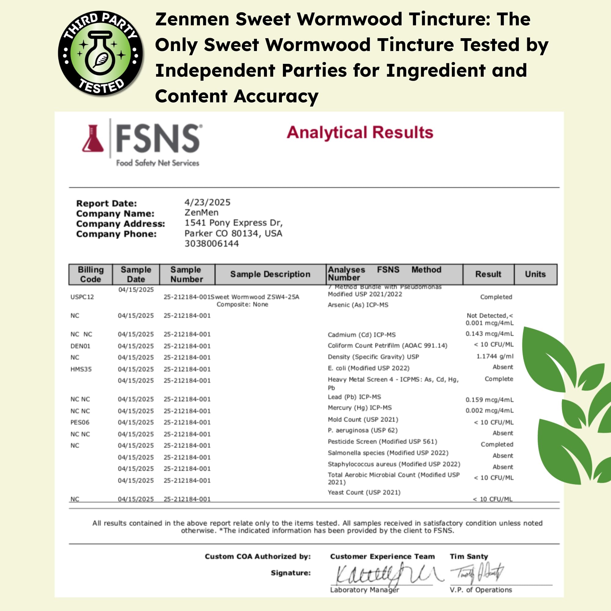 Tincture being dispensed into a beverage