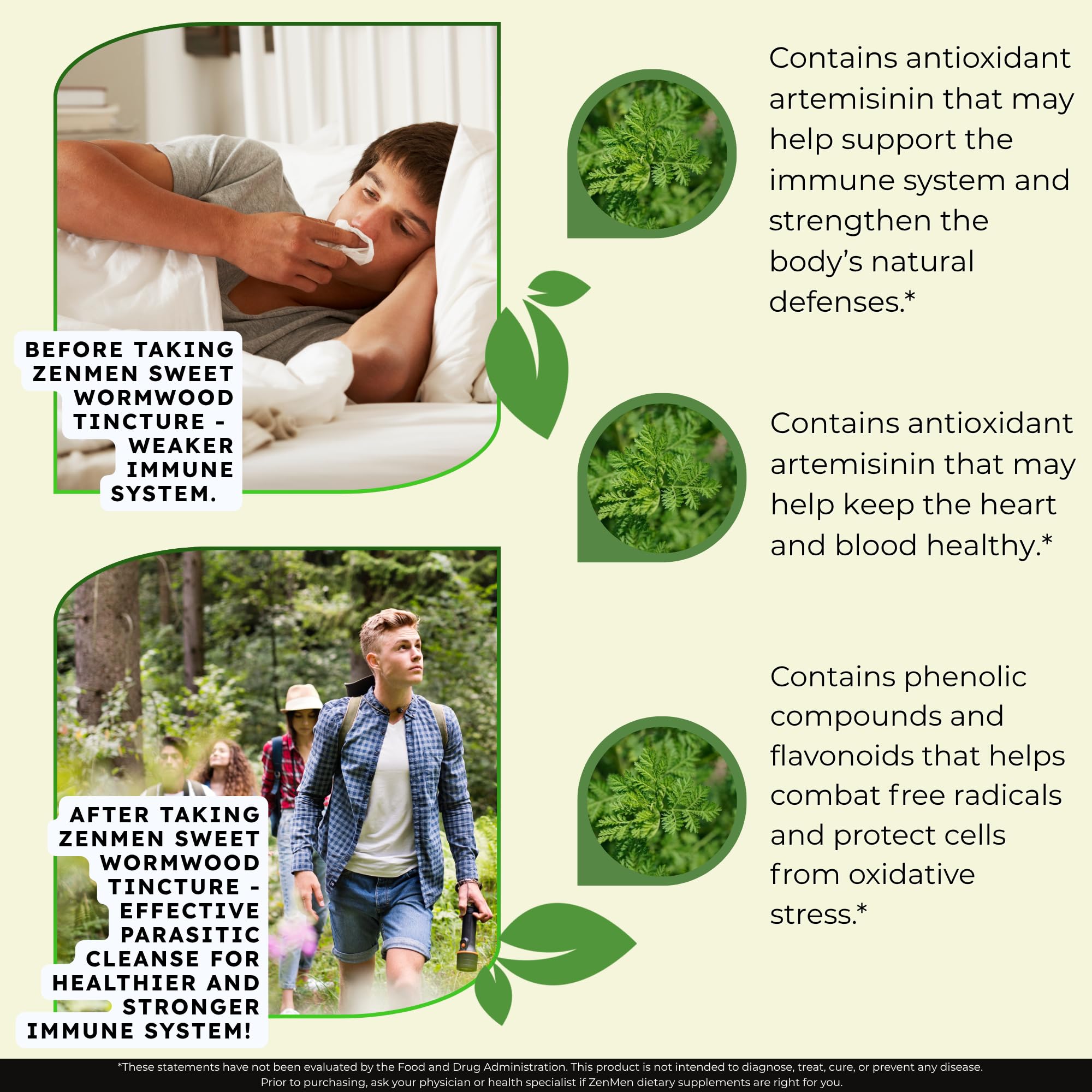 Dropper dispensing tincture for daily use