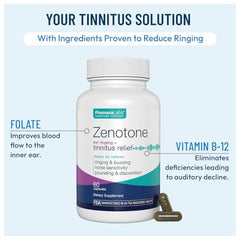 Zenotone ear health support packaging image