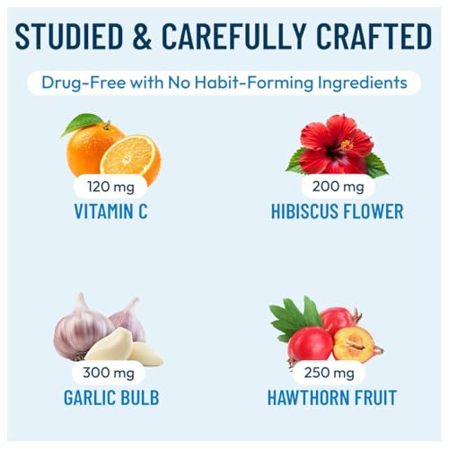 Garlic, hibiscus, and vitamin C in Zenotone formula