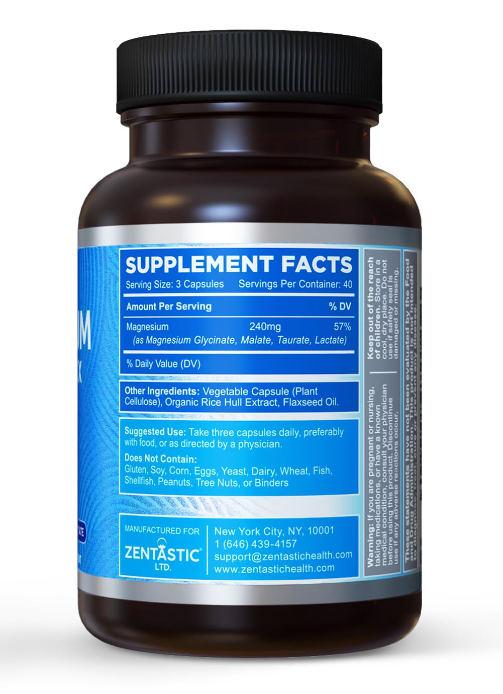 Graphic illustrating nerve support from magnesium glycinate and lactate