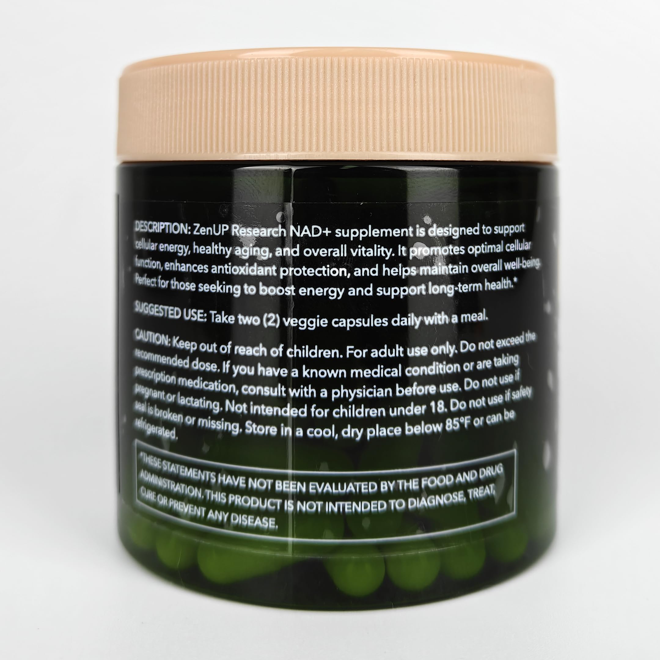 Antioxidants and NAD+ precursors concept