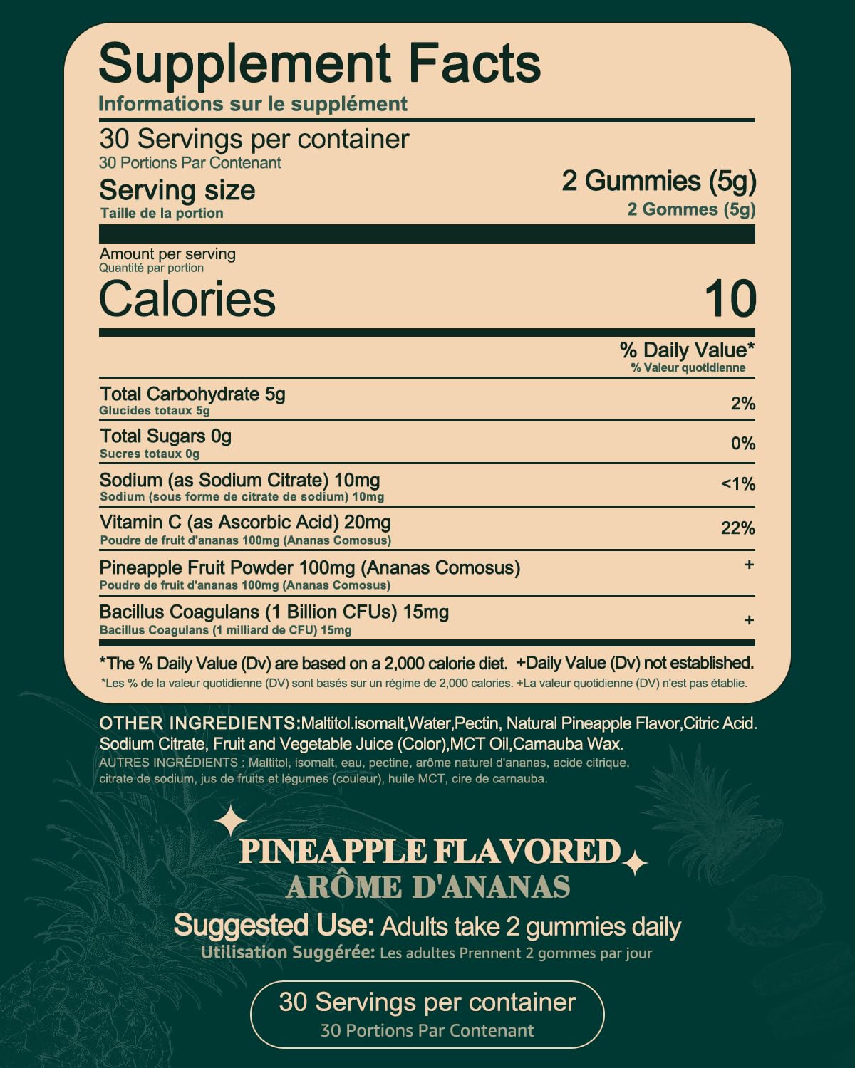 60-count bottle and packaging of Zenvorica Gummies