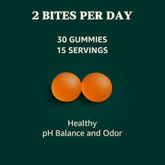 Pineapple-flavored vaginal probiotic gummies for pH balance