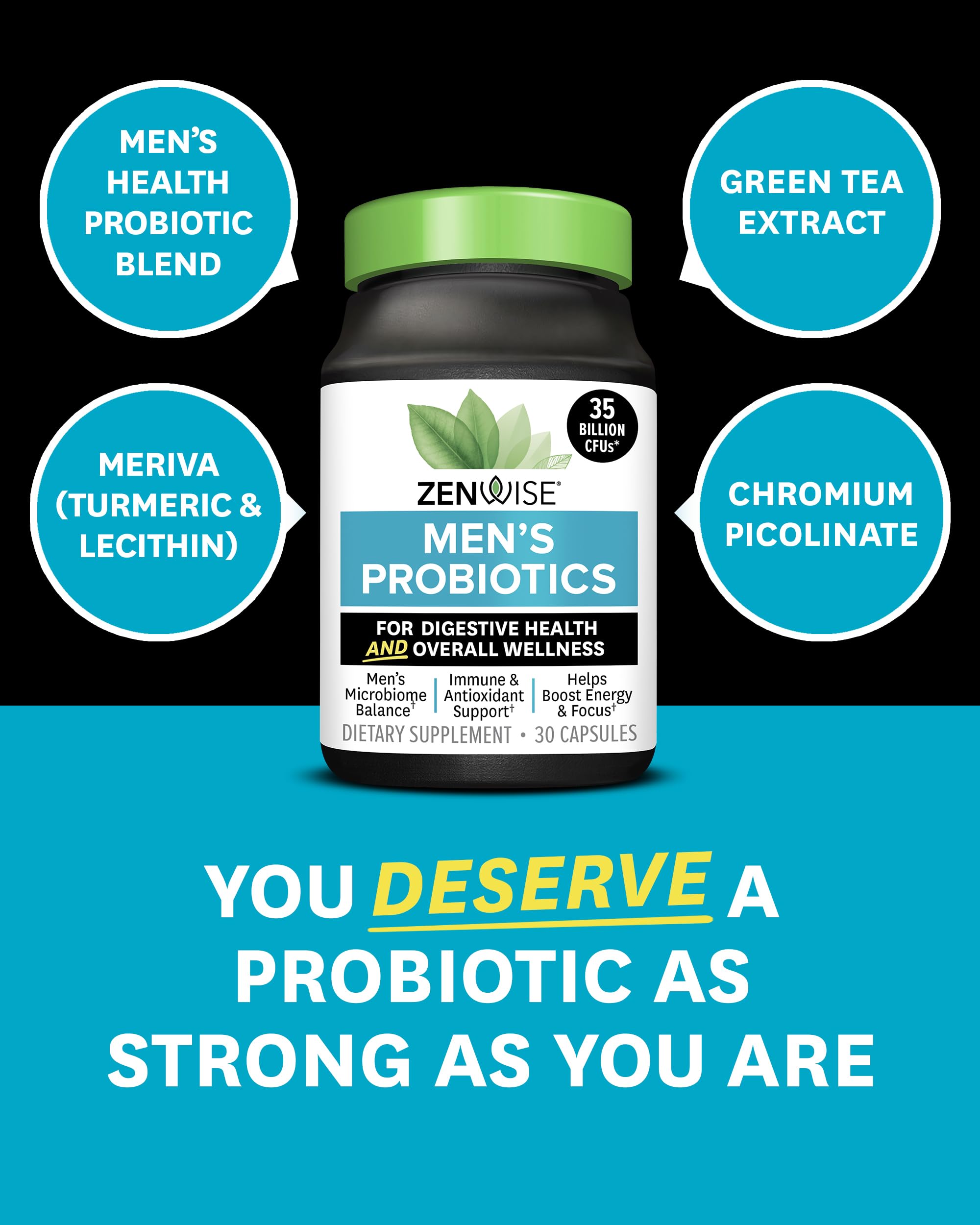 Green Tea Extract ingredient in Zenwise Men’s Probiotic