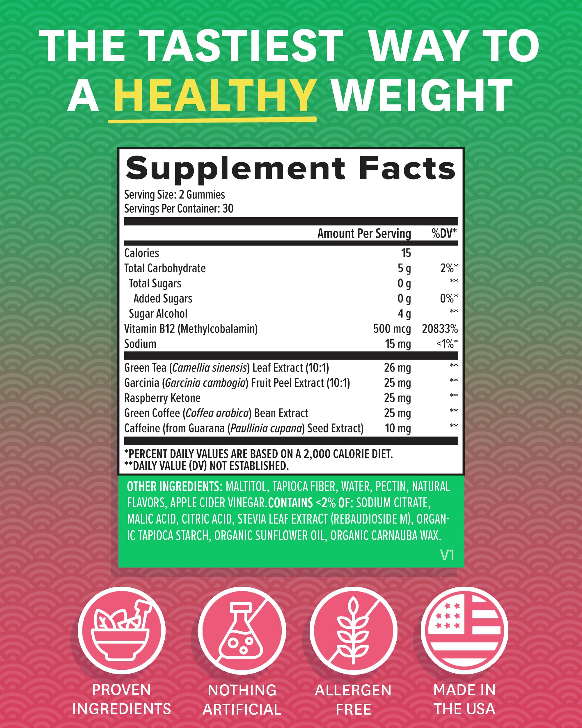 Lifestyle shot of Zenwise Apple Cider Vinegar Gummies on kitchen counter