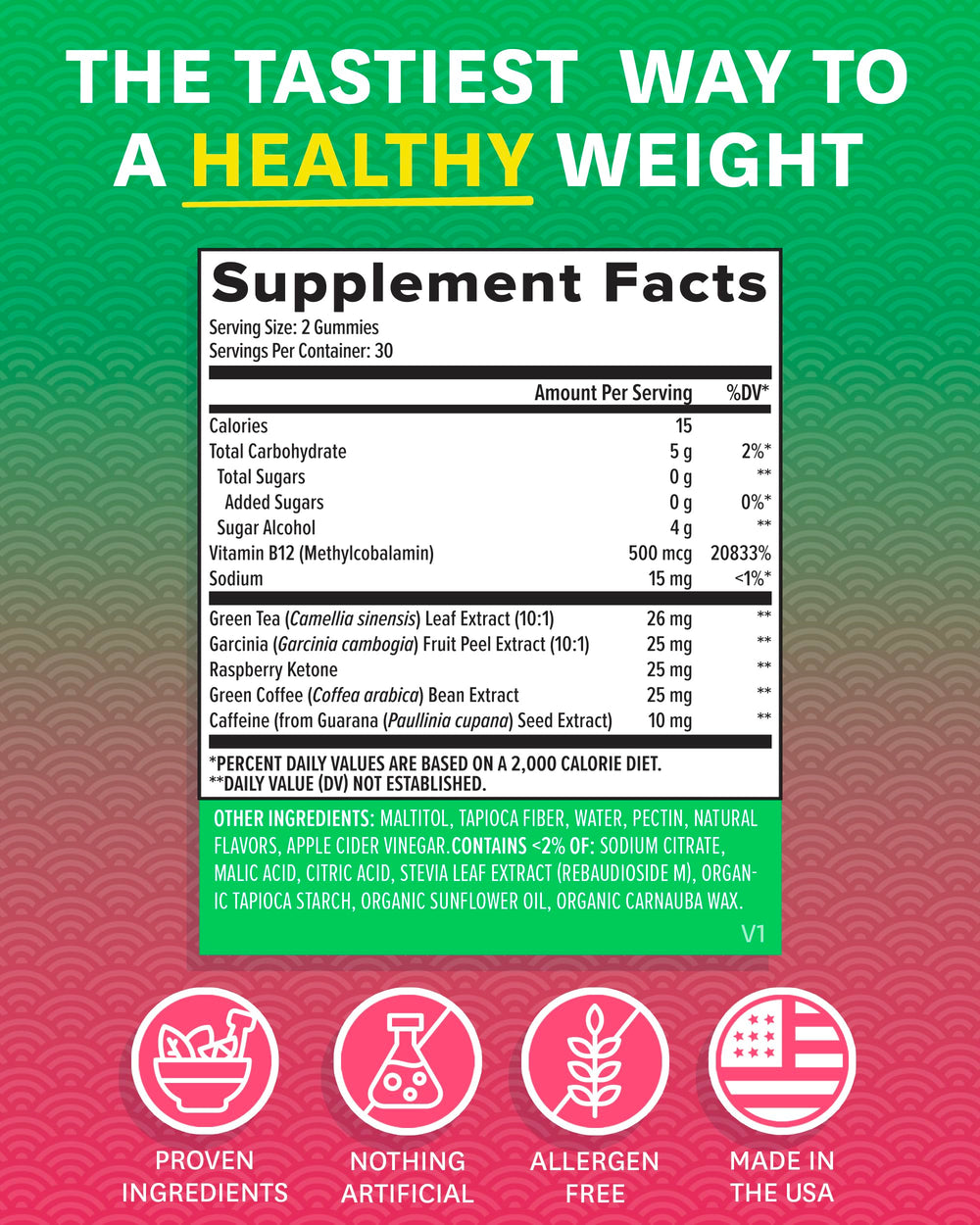 Lifestyle shot of Zenwise Apple Cider Vinegar Gummies on kitchen counter