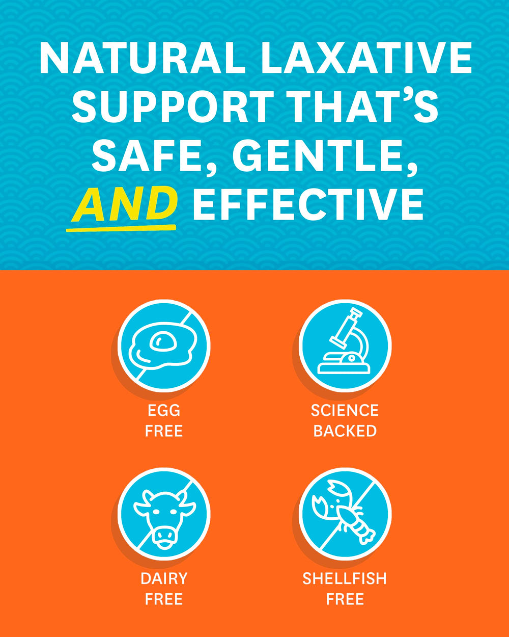 Zenwise Health herbal blend image highlights Senna and Psyllium for gentle constipation relief