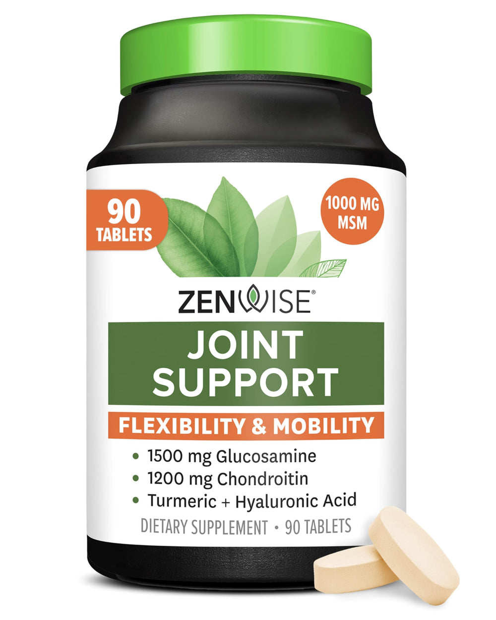 Zenwise Health Joint Support supplement bottle with 90 count