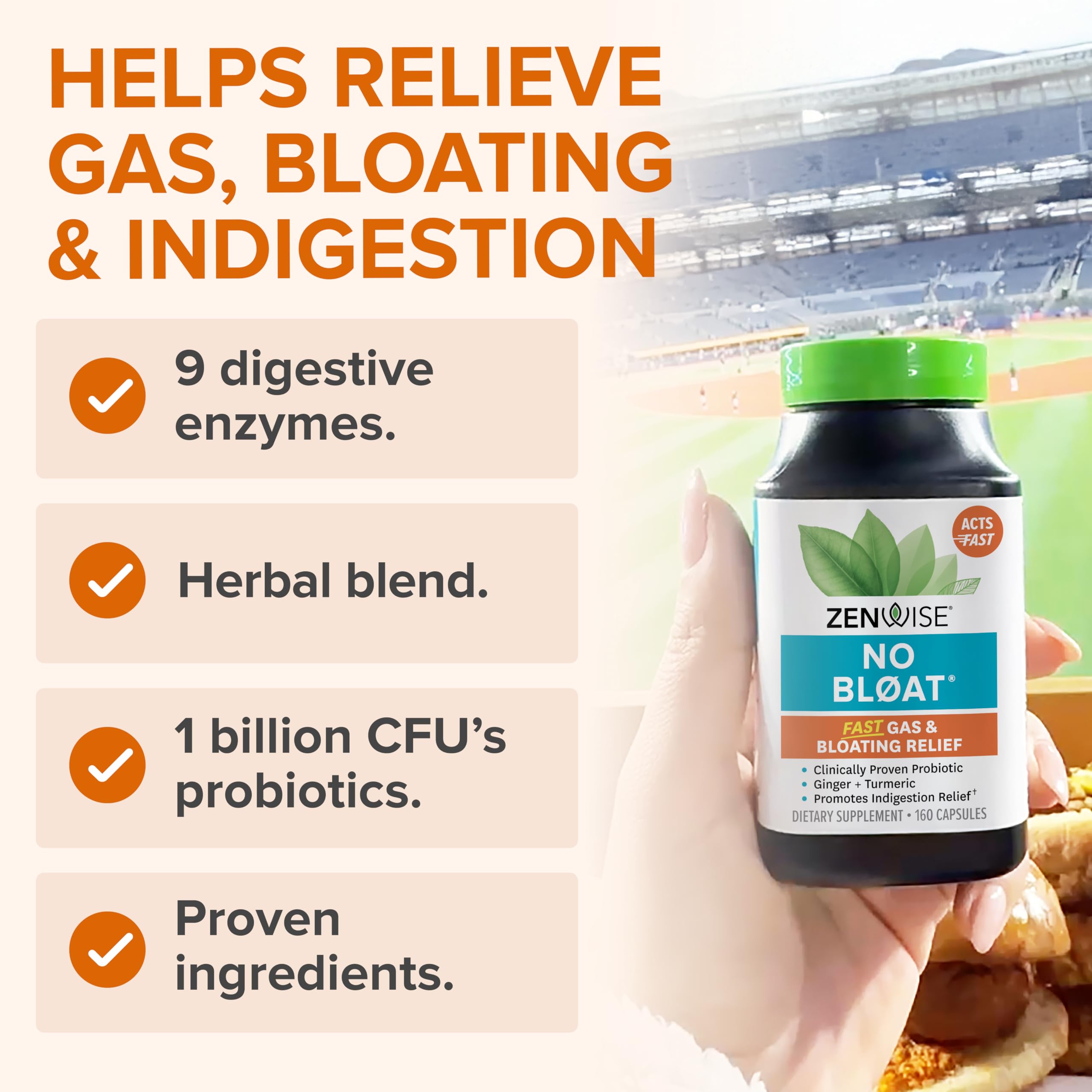 Ingredients shown probiotics turmeric ginger dandelion