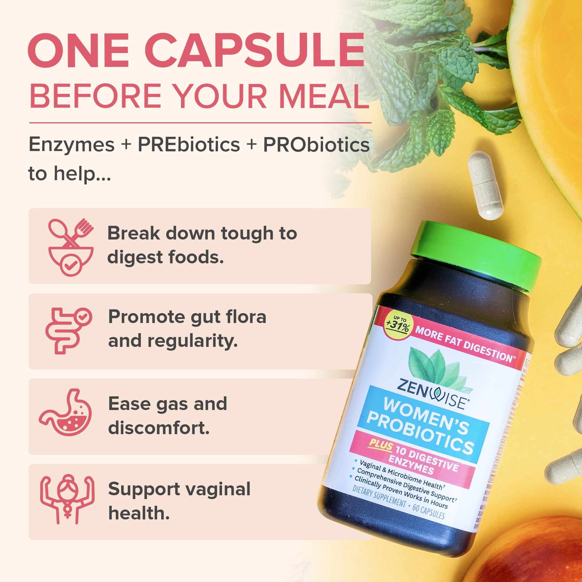 Digestive enzymes blend visual representation