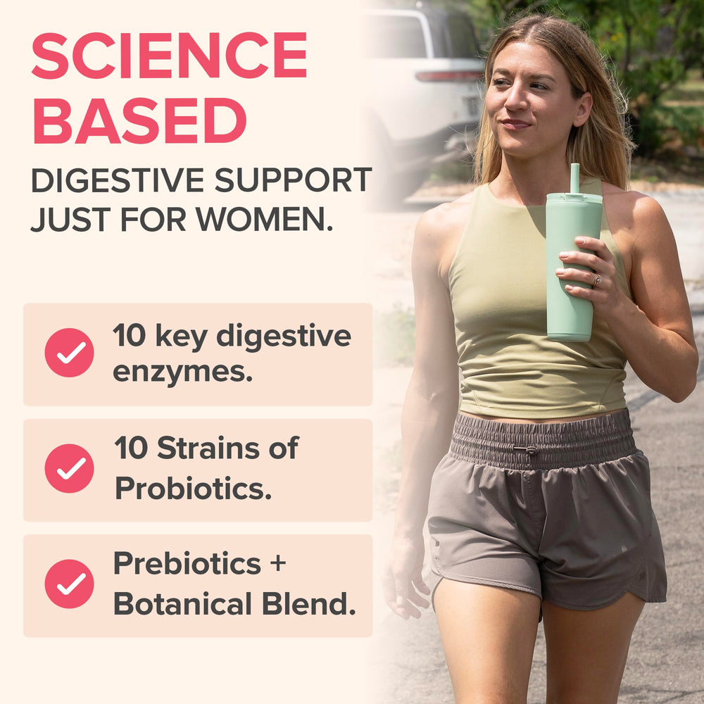 Gut health and bloating relief concept