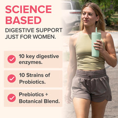 Gut health and bloating relief concept