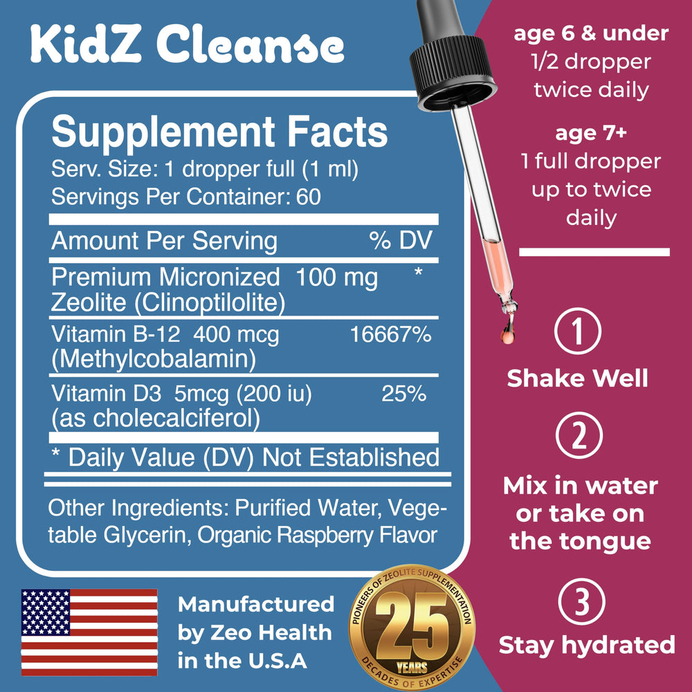 Zeo Health KidZ Cleanse promotes gut health and balanced energy in kids