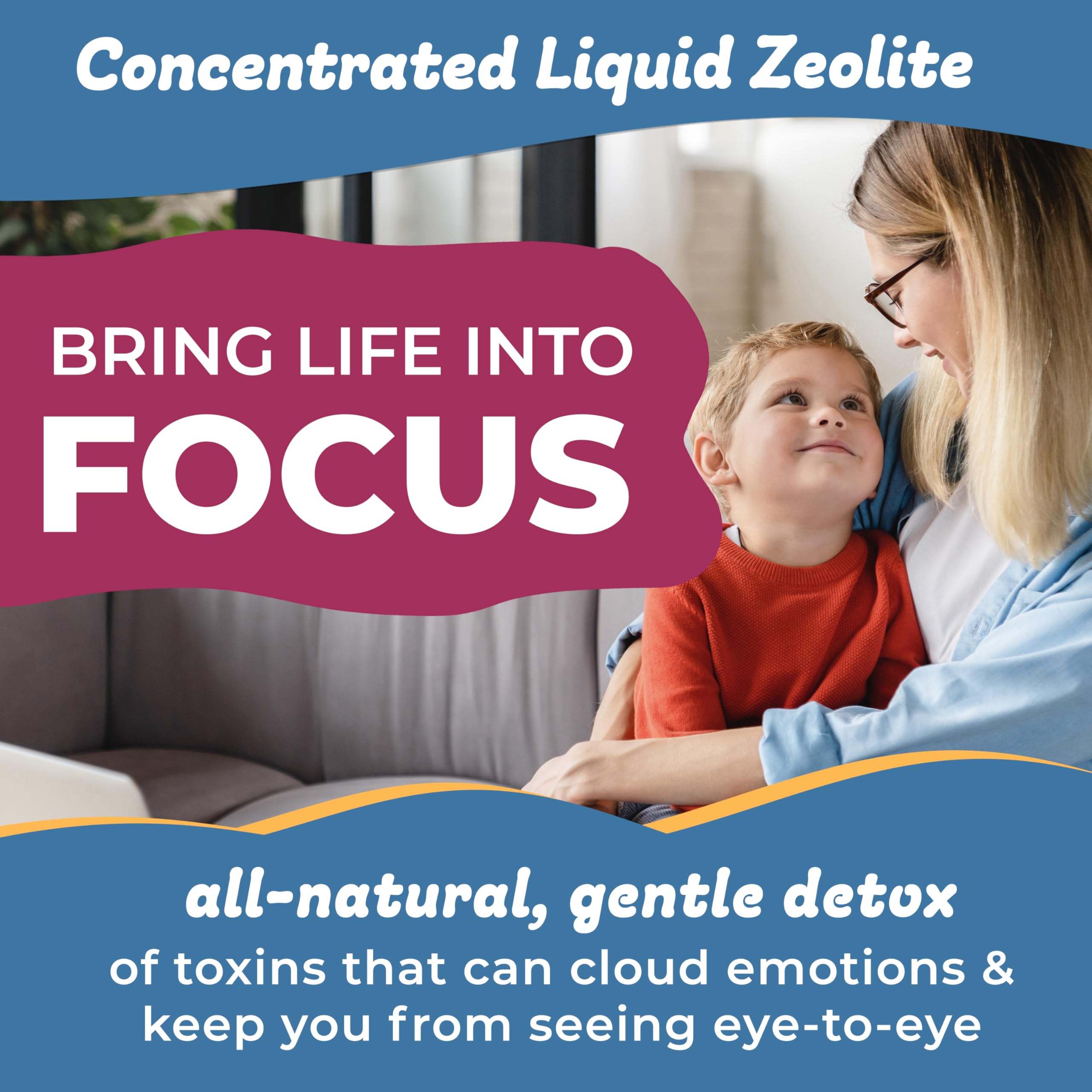 Zeo Health KidZ Cleanse label highlighting gluten-free, sugar-free and non-GMO features
