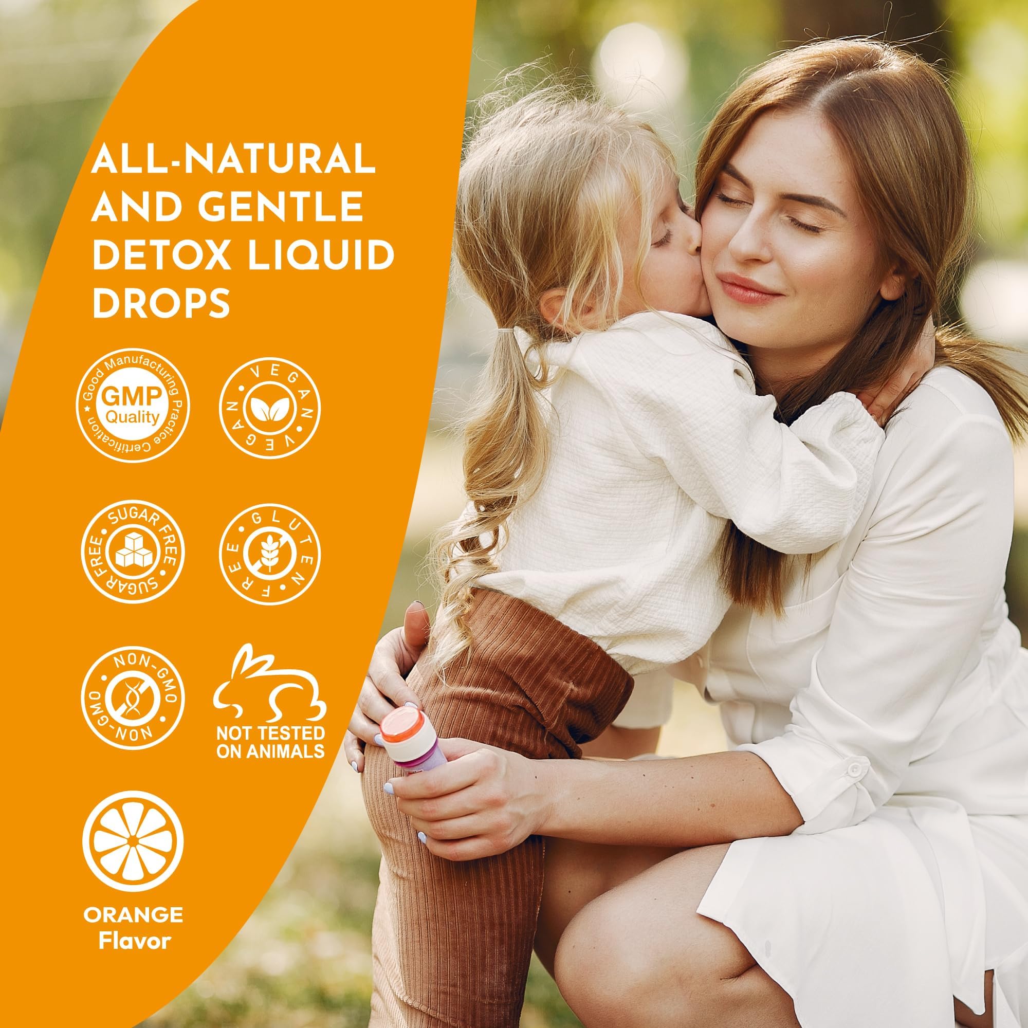 Demonstration of how to dose Zeolite Detox Drops for children and adults