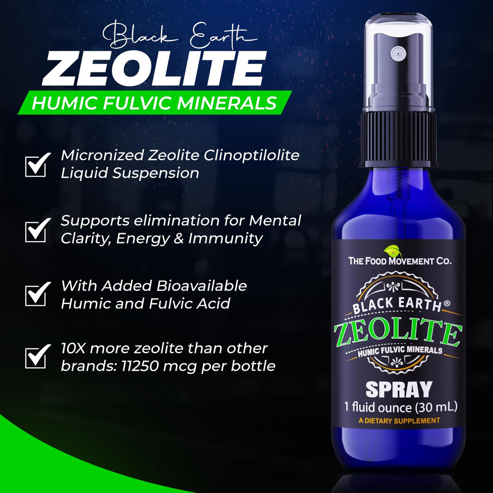 Close-up of zeolite Clinoptilolite pump spray application