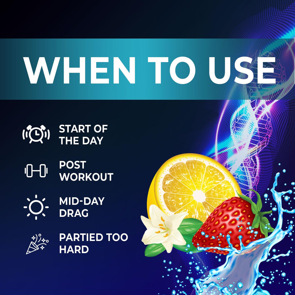 Zero sugar hydration powder packets